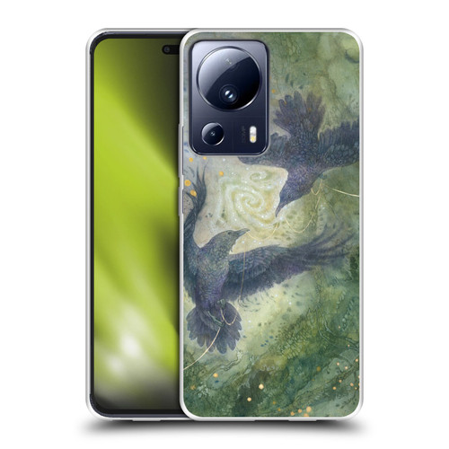 Stephanie Law Graphics Huginn And Muninn Soft Gel Case for Xiaomi 13 Lite 5G