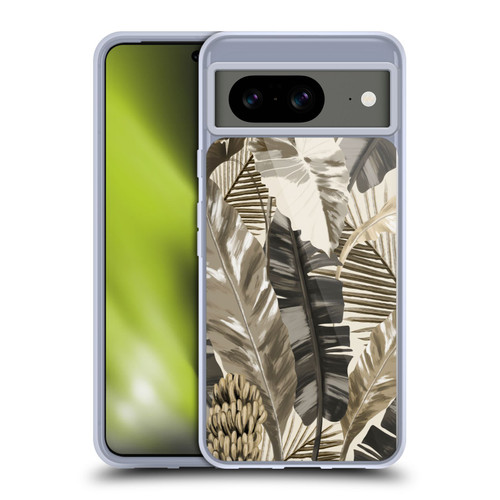 Anis Illustration Floral And Leaves Tropical Leaves Sepia Soft Gel Case for Google Pixel 8