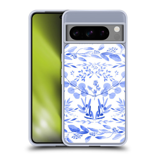 Anis Illustration Floral And Leaves Mediterranean Scene Soft Gel Case for Google Pixel 8 Pro