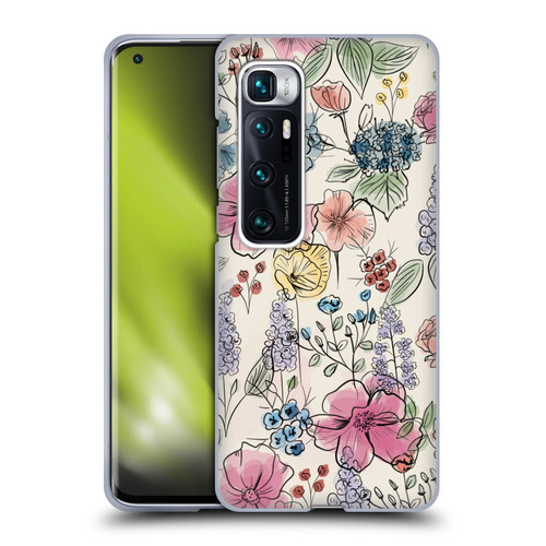 Anis Illustration Floral Pattern Wild Garden Soft Gel Case for Xiaomi Mi 10 Ultra 5G