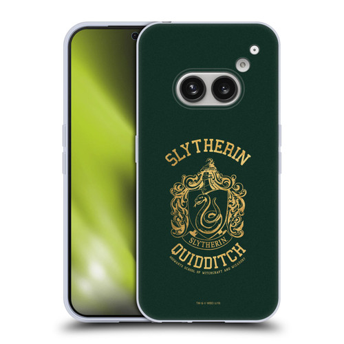 Harry Potter Deathly Hallows X Slytherin Quidditch Soft Gel Case for Nothing Phone (2a)