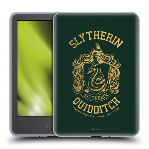 Harry Potter Deathly Hallows X Slytherin Quidditch Soft Gel Case for Amazon Kindle 11th Gen 6in 2022