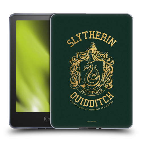Harry Potter Deathly Hallows X Slytherin Quidditch Soft Gel Case for Amazon Kindle Paperwhite 5 (2021)
