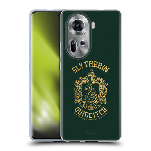 Harry Potter Deathly Hallows X Slytherin Quidditch Soft Gel Case for OPPO Reno11
