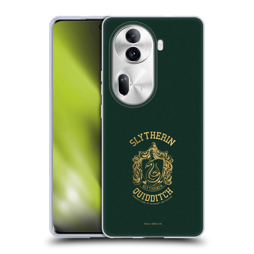 Harry Potter Deathly Hallows X Slytherin Quidditch Soft Gel Case for OPPO Reno11 Pro