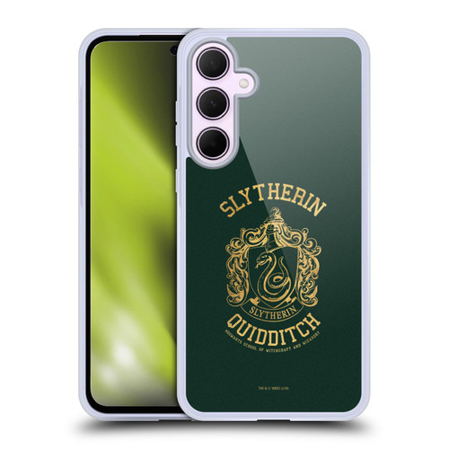 Harry Potter Deathly Hallows X Slytherin Quidditch Soft Gel Case for Samsung Galaxy A35 5G