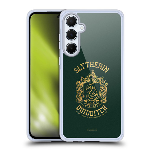 Harry Potter Deathly Hallows X Slytherin Quidditch Soft Gel Case for Samsung Galaxy A55 5G