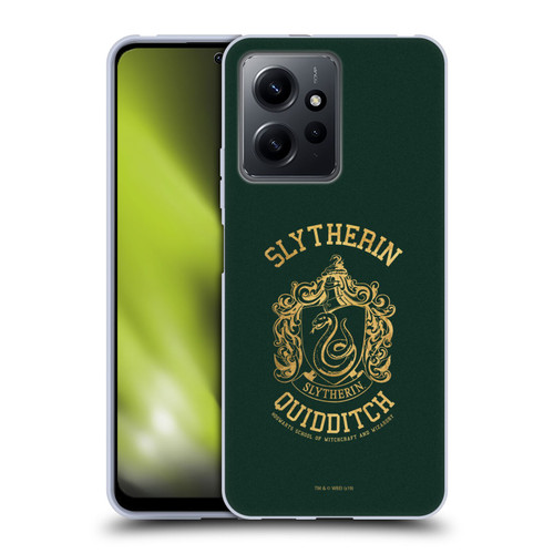 Harry Potter Deathly Hallows X Slytherin Quidditch Soft Gel Case for Xiaomi Redmi Note 12 4G