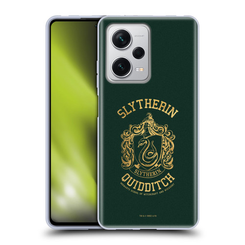 Harry Potter Deathly Hallows X Slytherin Quidditch Soft Gel Case for Xiaomi Redmi Note 12 Pro+ 5G