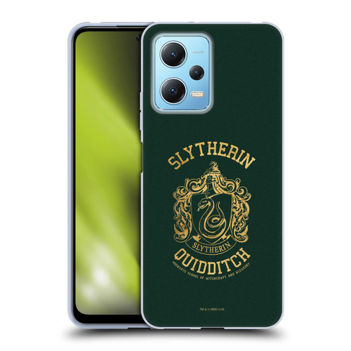 Harry Potter Deathly Hallows X Slytherin Quidditch Soft Gel Case for Xiaomi Redmi Note 12 5G