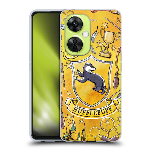 Harry Potter Deathly Hallows XIII Hufflepuff Pattern Soft Gel Case for OnePlus Nord CE 3 Lite 5G