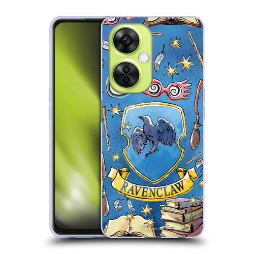 Harry Potter Deathly Hallows XIII Ravenclaw Pattern Soft Gel Case for OnePlus Nord CE 3 Lite 5G