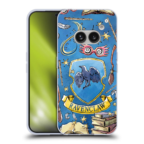 Harry Potter Deathly Hallows XIII Ravenclaw Pattern Soft Gel Case for Nothing Phone (2a)