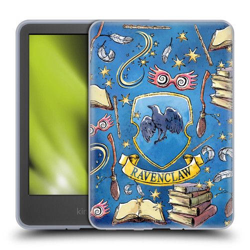 Harry Potter Deathly Hallows XIII Ravenclaw Pattern Soft Gel Case for Amazon Kindle 11th Gen 6in 2022