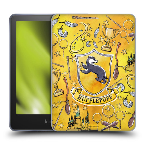 Harry Potter Deathly Hallows XIII Hufflepuff Pattern Soft Gel Case for Amazon Kindle Paperwhite 5 (2021)