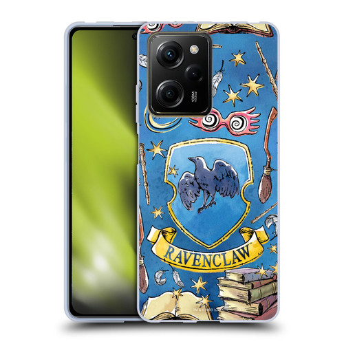 Harry Potter Deathly Hallows XIII Ravenclaw Pattern Soft Gel Case for Xiaomi Redmi Note 12 Pro 5G