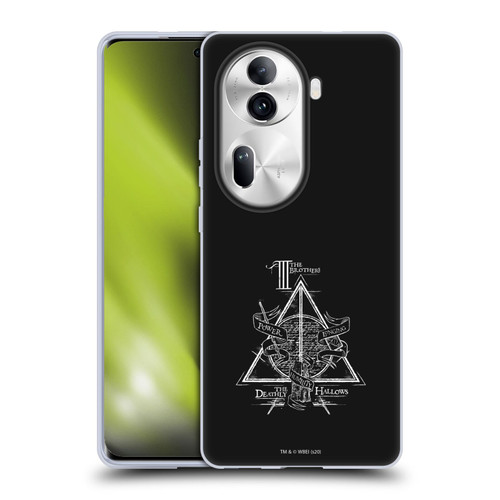 Harry Potter Deathly Hallows XIV Triangle Symbol Soft Gel Case for OPPO Reno11 Pro