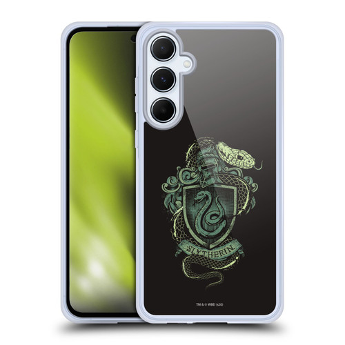Harry Potter Deathly Hallows XIV Slytherin Soft Gel Case for Samsung Galaxy A55 5G