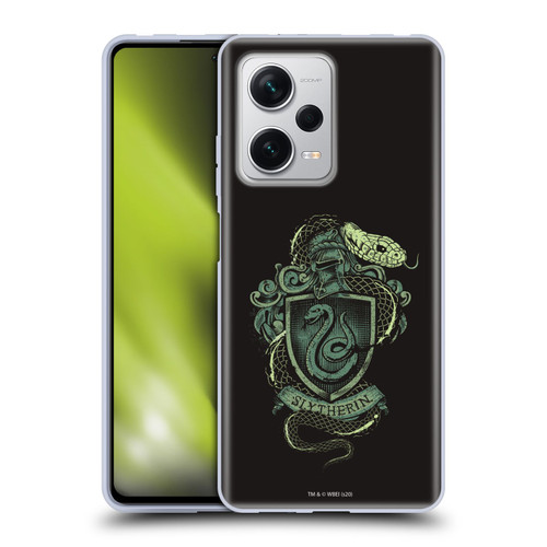 Harry Potter Deathly Hallows XIV Slytherin Soft Gel Case for Xiaomi Redmi Note 12 Pro+ 5G
