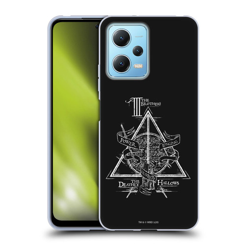 Harry Potter Deathly Hallows XIV Triangle Symbol Soft Gel Case for Xiaomi Redmi Note 12 5G