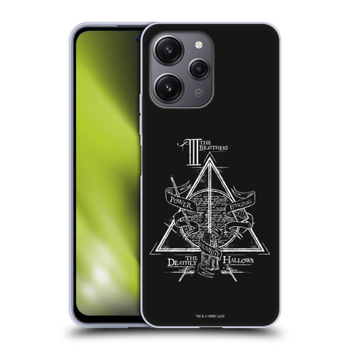 Harry Potter Deathly Hallows XIV Triangle Symbol Soft Gel Case for Xiaomi Redmi 12
