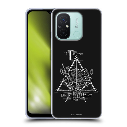 Harry Potter Deathly Hallows XIV Triangle Symbol Soft Gel Case for Xiaomi Redmi 12C