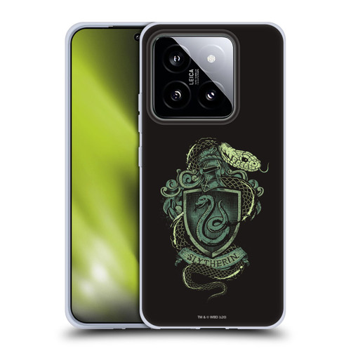 Harry Potter Deathly Hallows XIV Slytherin Soft Gel Case for Xiaomi 14