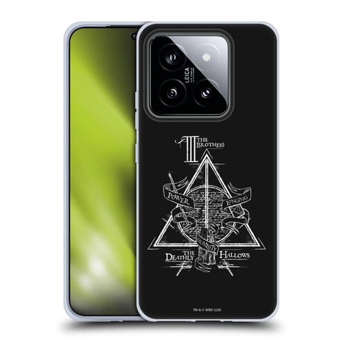 Harry Potter Deathly Hallows XIV Triangle Symbol Soft Gel Case for Xiaomi 14