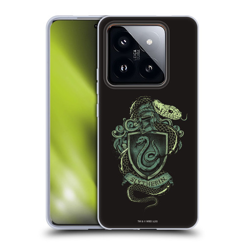 Harry Potter Deathly Hallows XIV Slytherin Soft Gel Case for Xiaomi 14 Pro