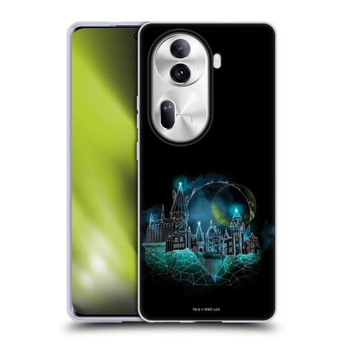 Harry Potter Deathly Hallows XVIII Hogwarts Soft Gel Case for OPPO Reno11 Pro