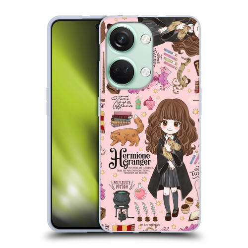 Harry Potter Deathly Hallows XXXVII Hermione Pattern Soft Gel Case for OnePlus Nord 3 5G