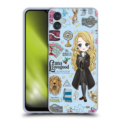 Harry Potter Deathly Hallows XXXVII Luna Pattern Soft Gel Case for Samsung Galaxy M04 5G / A04e