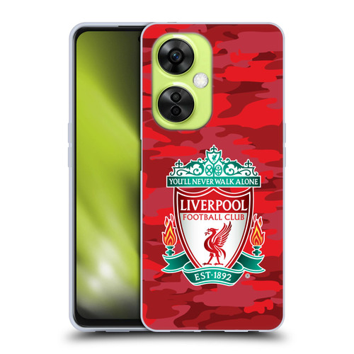 Liverpool Football Club Camou Home Colourways Crest Soft Gel Case for OnePlus Nord CE 3 Lite 5G