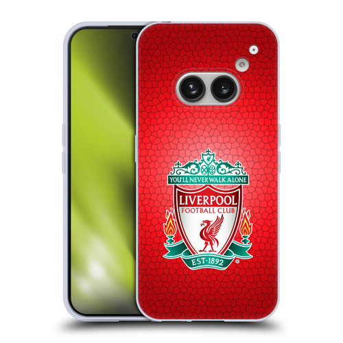 Liverpool Football Club Crest 2 Red Pixel 1 Soft Gel Case for Nothing Phone (2a)