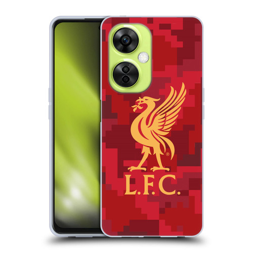 Liverpool Football Club Digital Camouflage Home Red Soft Gel Case for OnePlus Nord CE 3 Lite 5G