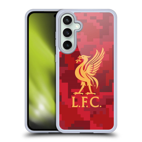 Liverpool Football Club Digital Camouflage Home Red Soft Gel Case for Samsung Galaxy S23 FE 5G