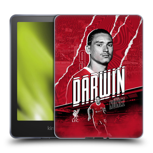 Liverpool Football Club 2023/24 First Team Darwin Núñez Soft Gel Case for Amazon Kindle Paperwhite 5 (2021)