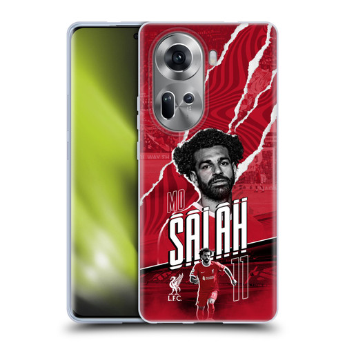 Liverpool Football Club 2023/24 First Team Mohamed Salah Soft Gel Case for OPPO Reno11