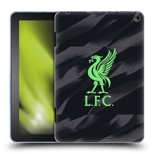 Liverpool Football Club 2023/24 Home Goalkeeper Kit Soft Gel Case for Amazon Fire HD 8/Fire HD 8 Plus 2020