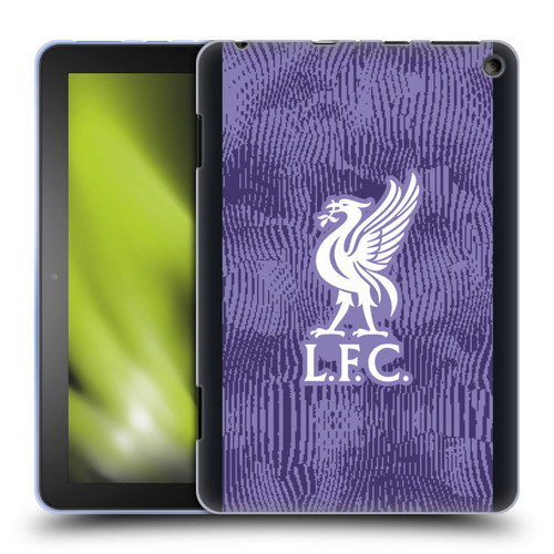 Liverpool Football Club 2023/24 Third Kit Soft Gel Case for Amazon Fire HD 8/Fire HD 8 Plus 2020