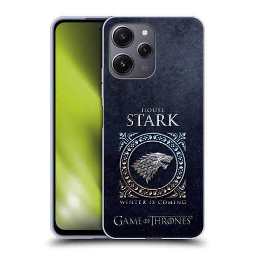 HBO Game of Thrones Metallic Sigils Stark Soft Gel Case for Xiaomi Redmi 12