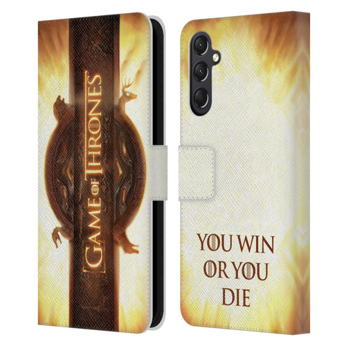 HBO Game of Thrones Key Art Opening Sequence Leather Book Wallet Case Cover For Samsung Galaxy A24 4G / M34 5G