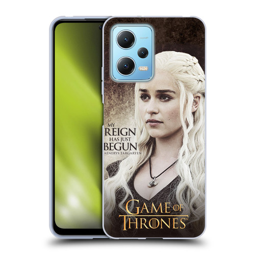 HBO Game of Thrones Character Quotes Daenerys Targaryen Soft Gel Case for Xiaomi Redmi Note 12 5G