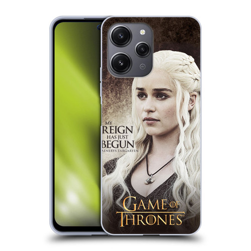 HBO Game of Thrones Character Quotes Daenerys Targaryen Soft Gel Case for Xiaomi Redmi 12