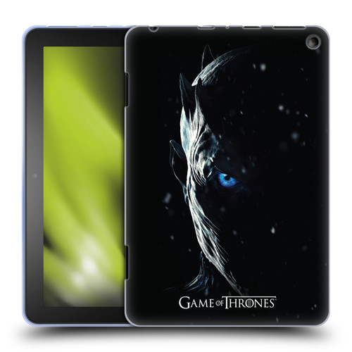 HBO Game of Thrones Season 7 Key Art Night King Soft Gel Case for Amazon Fire HD 8/Fire HD 8 Plus 2020