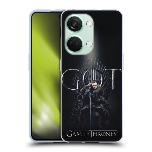 HBO Game of Thrones Season 8 For The Throne 1 Jon Snow Soft Gel Case for OnePlus Nord 3 5G