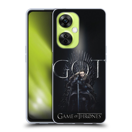 HBO Game of Thrones Season 8 For The Throne 1 Jon Snow Soft Gel Case for OnePlus Nord CE 3 Lite 5G