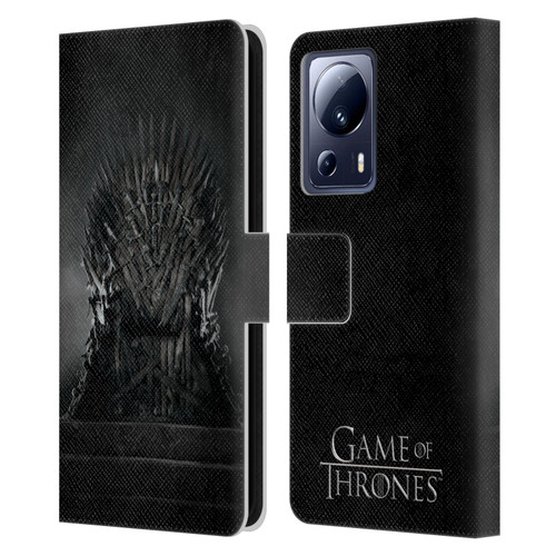 HBO Game of Thrones Key Art Iron Throne Leather Book Wallet Case Cover For Xiaomi 13 Lite 5G