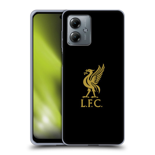 Liverpool Football Club Liver Bird Gold Logo On Black Soft Gel Case for Motorola Moto G14