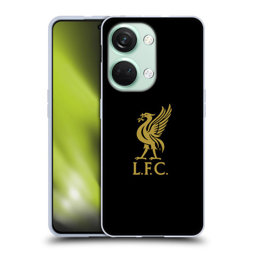 Liverpool Football Club Liver Bird Gold Logo On Black Soft Gel Case for OnePlus Nord 3 5G
